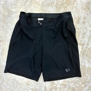 Pearl Izumi Shorts Womens 12 Black Canyon 9" Relaxed Fit with Liner Bike Cycling